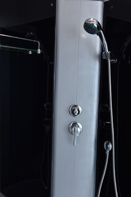 4mm 1200 × 800 × 2150mm Shower Pods Kabin Bingkai Aluminium Abu-abu