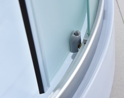 Penutup Pintu Kamar Mandi Kaca Tikar Bingkai Aluminium 1-1.2mm