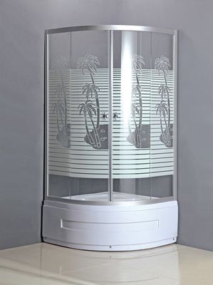 Bingkai Aluminium Self Contained Shower Cubicle 900x900x1950mm