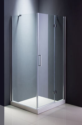 1-1.2mm Corner Shower Cabin Dengan Sliding Door Aluminium Frame
