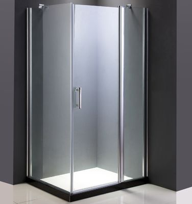 800x800x1900mm Square Sliding Shower Enclosure Bingkai Aluminium