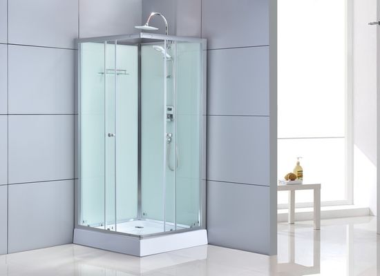 Kamar Mandi Cubicle Shower Unit Bingkai Aluminium 900x900x2050mm