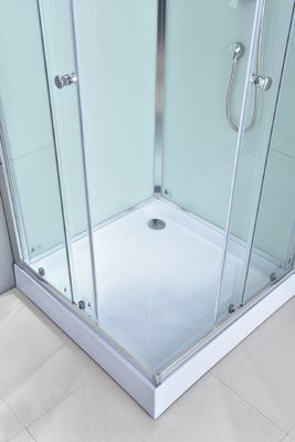 Kamar Mandi Cubicle Shower Unit Bingkai Aluminium 900x900x2050mm