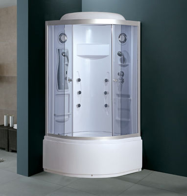 Pintu Kaca Disesuaikan Whirlpool Steam Shower Cabin Fit Kamar Mandi