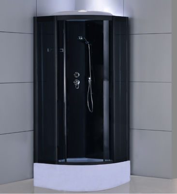 Pintu Kaca Transparan Bingkai Akrilik Kamar Mandi Shower Cabin Dengan Uap Dan TV