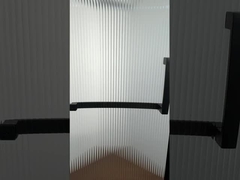 6mm Sempit Kayu Gelas Dengan Alum Frame Untuk Kamar Mandi Modern Dan Bergaya