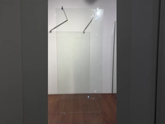 8mm 600x2000mm Pivot Mandi Screen Tempered Keamanan Kaca