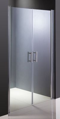 ISO9001 900 X 900 Sudut Entry Shower Enclosure Geser