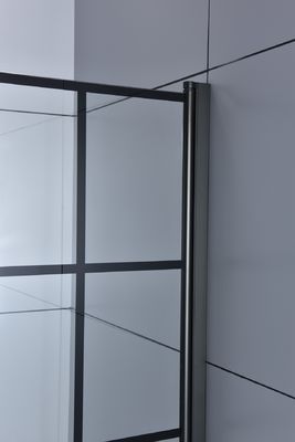 Bingkai Aluminium Kamar Mandi Shower Pintu Kaca Geser 6mm